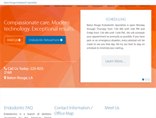 Tablet Screenshot of batonrougeendo.com
